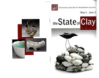 The State of Clay 10th Biennial Show - May 2018