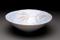 Stoneware Leaf Bowl